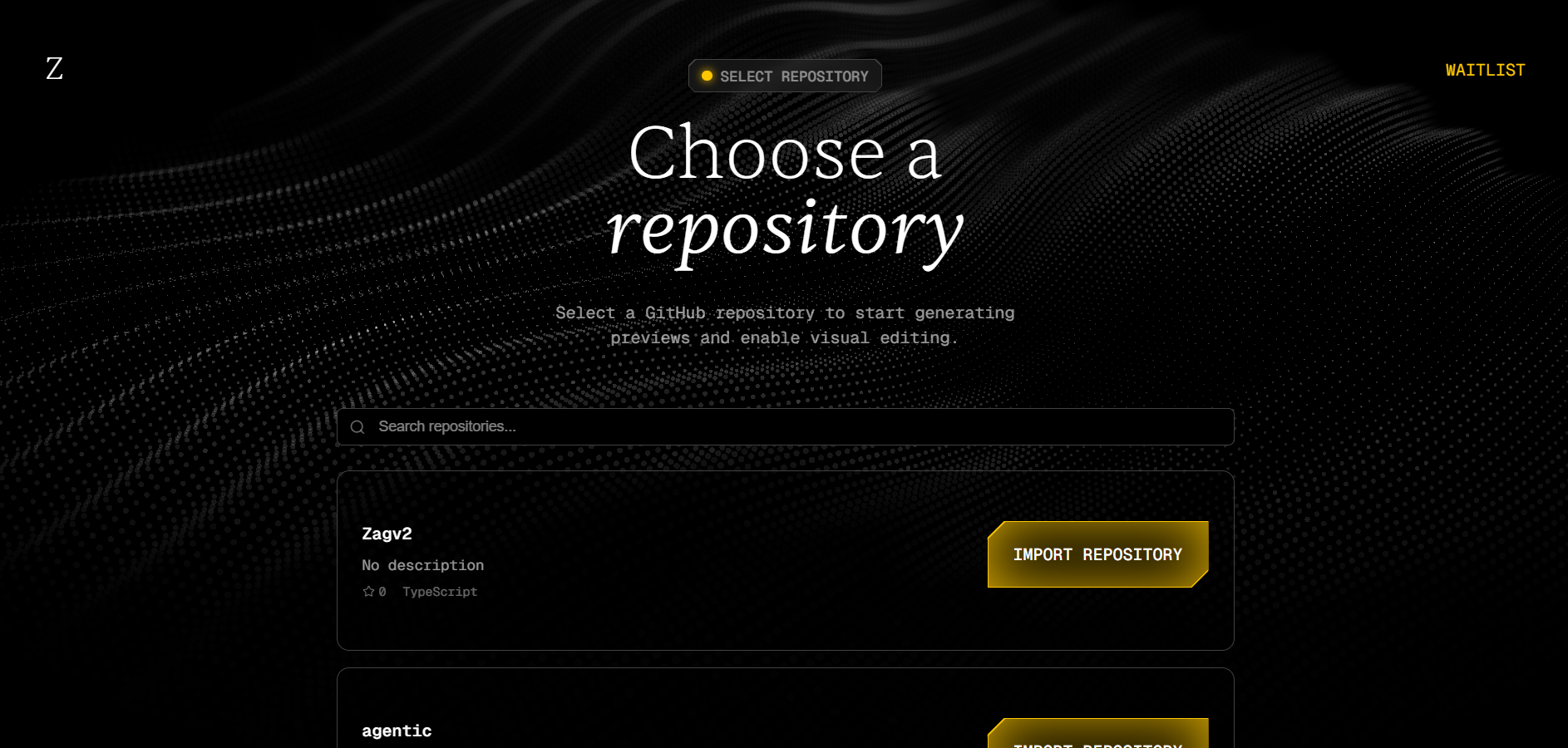 Connect your GitHub repo